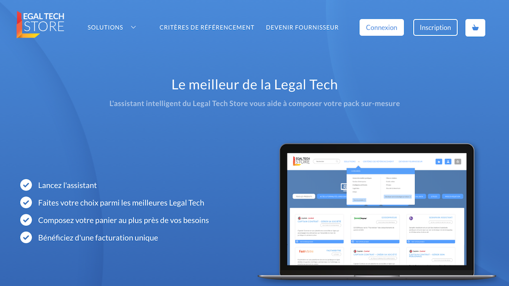 Legal Tech App Store Frankreich
