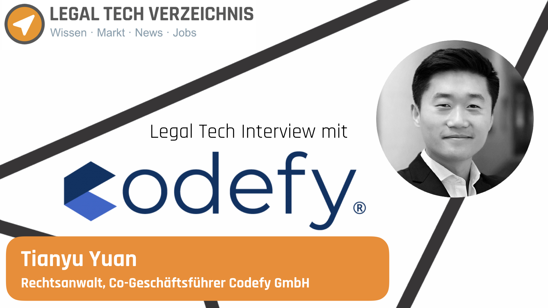 Tianyu Yuan, Rechtsanwalt und Co-Geschäftsführer der Codefy GmbH, im Interview
