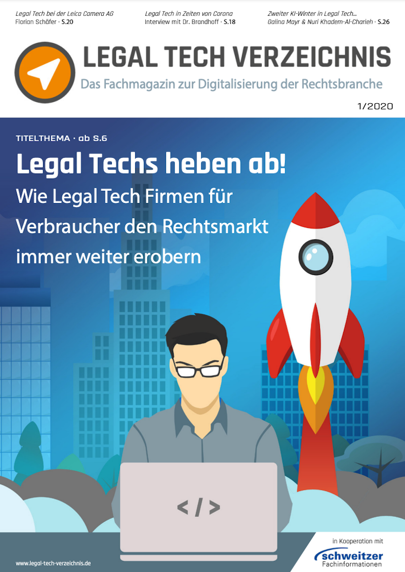 Legal Tech Verzeichnis Magazin 01/2020