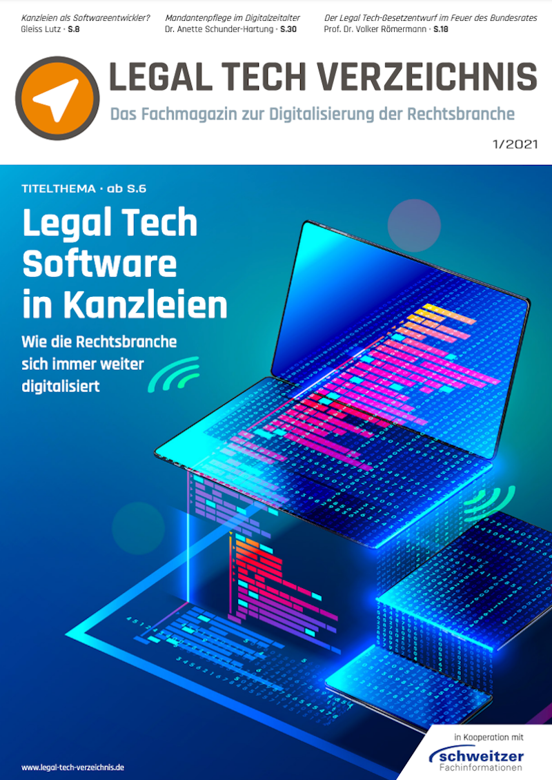 Legal Tech Verzeichnis Magazin 01/2021
