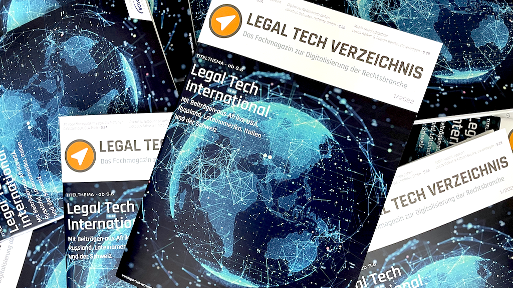 Legal Tech Verzeichnis Print-Magazin 2022 01