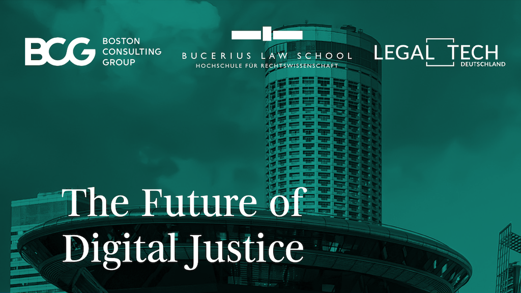 Studie zur Zukunft digitaler Justiz