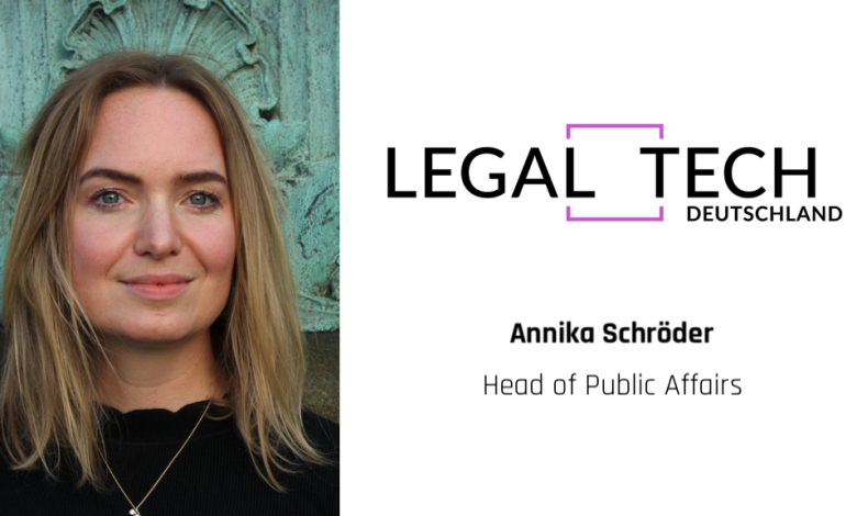 annika schroeder legal tech verband deutschland